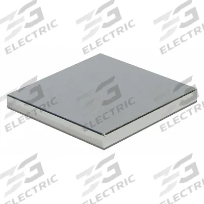 MAG-MATE Rare Earth Magnet: Neodymium, 0.125 in Thick, 1 1/2 in Overall Wd, 1 1/2 in Overall Lg - Block Rare Earth Magnet
