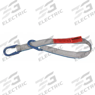 LIFT-ALL Web Sling: Type U, Polyester, Universal Link, 2 Plies, 10 ft Sling Lg, 10 in Eye Lg - Protected-Edge Universal Link Slings