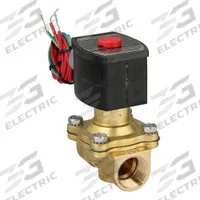 REDHAT Solenoid Valve: 2-Way, Normally Open, 3/4 in Pipe Size, 110V AC/120V AC, High Flow, NBR Seal (MPN EF8210G035). Key specifications — attr985516: 3/4 in; attr985521: 110V AC; attr985484: REDHAT; attr985485: Watertight.