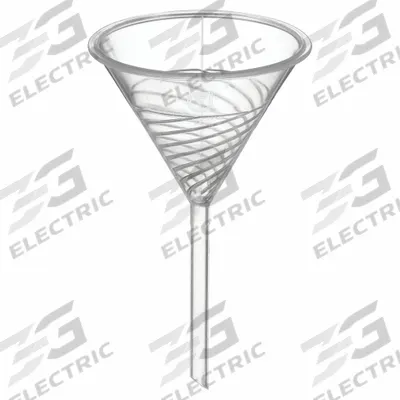APPROVED VENDOR Urbanti Funnel: Polymethylpentene, 224 mL, 100 mm, 1 cm, 108 mm Stem Lg - Fast Flow Urbanti Funnels