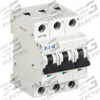 EATON IEC Supplementary Protector: 20 A Amps, 96V DC, 15kA at 240/415V AC, Lug, FAZ, 277/480V AC (MPN FAZ-D20/3). Key specifications — Terminal Connection: Lug; Series: FAZ; AC Voltage Rating: 277/480V AC; DC Voltage Rating: 96V DC; Max. AIR Rating: 15kA at 240/415V AC; Brand: EATON.