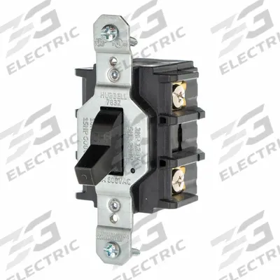 HUBBELL KELLEMS Manual Motor Switch: 2 Poles, 30 A - Open Manual Motor Switches