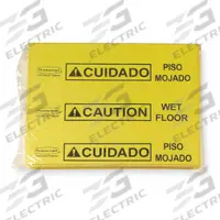 RUBBERMAID COMMERCIAL PRODUCTS Sorbent Pad: 42 3/4 oz Volume Absorbed Per Pad, Polypropylene, 22 PK (MPN FG425300YEL). Key specifications — Brand: RUBBERMAID COMMERCIAL PRODUCTS; Perforated: Not Perforated; Material: Polypropylene; Printed Message: Caution Wet Floor.