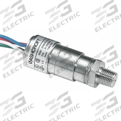 ASHCROFT Pressure Switch: Piston Actuator, 1NO/1NC, 50 psi – 500 psi - Diaphragm & Piston Miniature Pressure Switches
