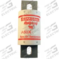 Semiconductor Fuse: A60X Series, Fast-Acting, 600 A, 600 V AC, Non-Indicating (MPN A60X600-4). Key specifications — Series: A60X; Brand: MERSEN; Voltage Type: AC Only.