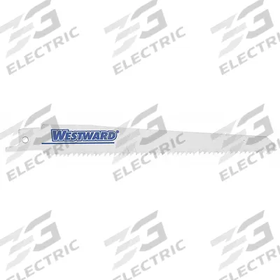WESTWARD Reciprocating Saw Blade: 8/12 Teeth per Inch, 6 in Blade Lg, 1.3 mm Blade Thick - Wood-Cutting & Pruning Blades