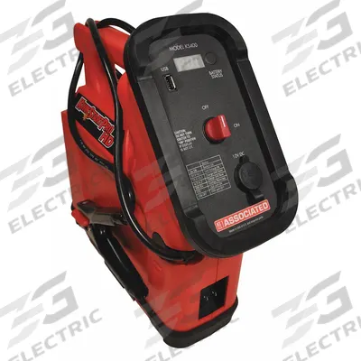 ASSOCIATED EQUIP Battery Jump Starter: Boosting, For 12 V DC Battery Volt, 0.6 A @ 12V - Handheld Power & Jump Starters