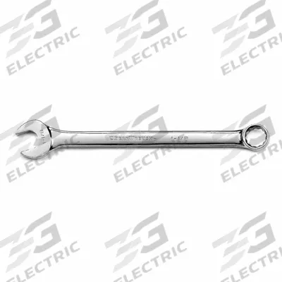 GEARWRENCH Combination Wrench: Alloy Steel, Chrome, 1 1/8 in Head Size, 16 in Overall Lg - Metric 12-Point Combination Wrenches