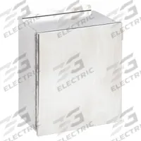 WIEGMANN Enclosure: 316 Stainless Steel, 14 in x 12 in x 6 in, NEMA 12/13/4/4X, Solid Cover, Hinged (MPN BN4141206CHSSA). Key specifications — Brand: WIEGMANN; Closure Method: Clamps; Enclosure Material: 316 Stainless Steel; Knockouts: Not Included.