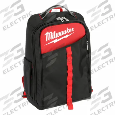 MILWAUKEE Tool Backpack: 11 13/16 in W 7 7/8 in D 19 5/8 in H, Ballistic Nylon - Ballistic Nylon Tool Backpacks
