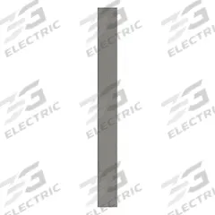 ASI GLOBAL Partition Column: Plastic Polymer, Pebble, Charcoal, 82 in Ht, 8 in Wd, 1 in Thick (MPN 40-90870853-9237). Key specifications — Inner Core Type: Polymer; Brand: ASI GLOBAL PARTITIONS; Color: Charcoal; Finish/Texture: Pebble.