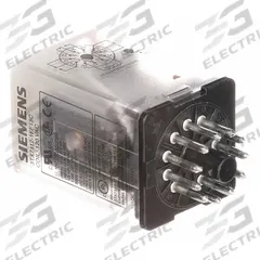 SIEMENS Plug-In Relay: Socket Mounted, 10 A Current Rating, 24V AC, DPDT, 8 Pins/Terminals, A Socket (MPN 3TX7112-1DC03C). Key specifications — Brand: SIEMENS; Base Type: Octal; Mounting Style: Plug-In; Manufacturer Part Number: 3TX7112-1DC03C; Series: 3TX71 Series.