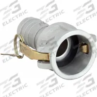 Cam and Groove Coupling: 3 in Coupling Size, 3 in Hose Fitting Size, 6 11/64 in Overall Lg, Nitrile (MPN 3LX46). Key specifications — Fitting Type: Male Hose Shank; Gasket Material: Nitrile; Brand: APPROVED VENDOR.