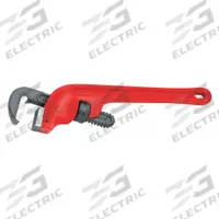 ROTHENBERGER End Pipe Wrench: Chrome Vanadium Steel, 2 in Jaw Capacity, Serrated, 14 in Overall Lg (MPN 70167). Key specifications — attr309808: Straight; attr309815: Chrome Vanadium Steel; attr324941: ROTHENBERGER.