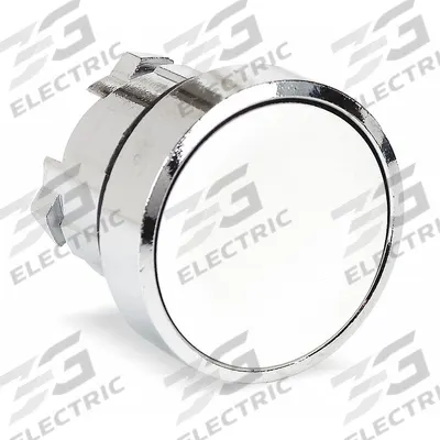 SCHNEIDER Flush Push Button: 22 mm Mounting Size, Metallic - Flush-Mount & Recessed Push-Button Operators