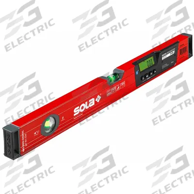 SOLA Electronic Digital Level: 0°– 180°, Includes Batteries, 0, ±0.05°, 24 in Overall Lg - Standard Digital Levels