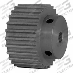 DAYTON Timing Pulley: Curvilinear, Fixed, For 15 mm Belt Wd, 26 Teeth, 5 mm Pitch, Aluminum (MPN 26-5M15-6A3). Key specifications — Brand: DAYTON; Finish: Clear Anodized; For Belt Series: Powerhouse®.