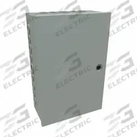 HAMMOND Junction Box: Steel, 18 in x 12 in x 6 in, NEMA 1, Solid Cover, Hinged, Included, Painted (MPN CHKO18126). Key specifications — Brand: HAMMOND; Closure Method: 1/4-Turn Latch; Knockouts: Included.