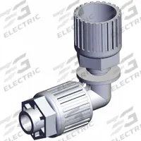 SMC High Purity Tube Fitting: 3/8 in OD x 3/8 in OD Size, Compression x Compression, PFA (MPN LQ3E3A-S). Key specifications — Series: LQ3; Brand: SMC; Standards: RoHS_6, RoHS_10.