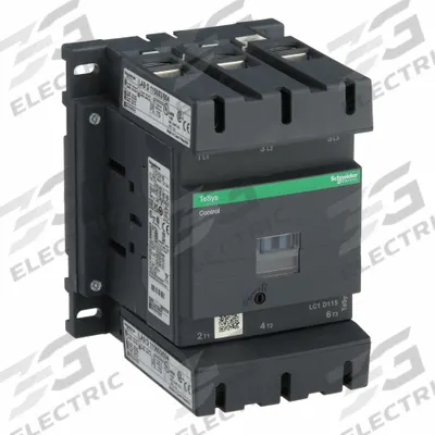 SCHNEIDER Magnetic Contactor: Non-Reversing, 3 Poles, 3NO Contacts, 115 A - Non-Reversing IEC Contactors