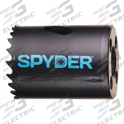 SPYDER Hole Saw: 7/8 in Saw Dia., 4/6 Teeth per Inch, 1 7/8 in Max. Cutting Dp - Multi-Material-Cutting Hole Saws without Arbor