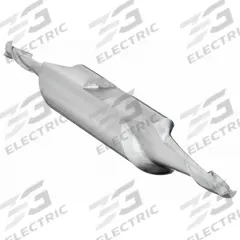 CLEVELAND Square End Mill: High Speed Steel, Double End, 2 Flute, 1/8" Mill Dia, 3/16" LOC (MPN C42096)