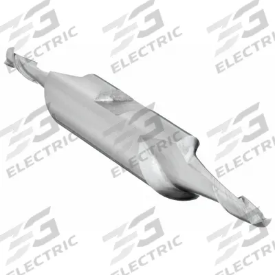 CLEVELAND Square End Mill: High Speed Steel, Double End, 2 Flute, 1/8" Mill Dia - Double-End High-Speed Steel Square End Mills