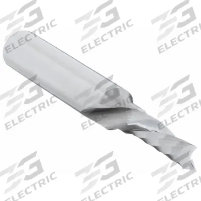 ONSRUD Solid Router Bit: Spiral O-Flute Downcut, 5/32" Cut Dia - Spiral O-Flute Router Bits for Plastics
