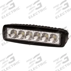 ECCO Vehicle Work Light: Rectangular, Spot, LED, Bolt, Pigtail, Universal, Surface Mount, Black (MPN EW2440). Key specifications — Housing Color: Black; Brand: ECCO; Mount Type: Bolt; Electrical Connection: Pigtail; Installation Type: Permanent.