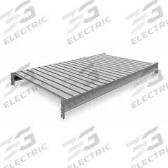TENNSCO Shelf: 60 in x 36 in, 22 ga Beams, Steel, 3,800 lb Load Capacity (MPN 6940). Key specifications — Decking Material: Steel; Frame Finish: Powder Coated; Frame Material: Steel; Color: Industrial Gray; Includes: (2) Beams; Brand: TENNSCO.