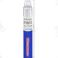 WESTWARD Brazing Alloy: Low-Fuming Bronze, 0%, RBCuZn-C, 1/8 in x 36 in, Flux-Coated (MPN 41R235). Key specifications — Tensile Strength: 71 ksi; Yield Strength: 64 ksi; Manufacturer Part Number: 41R235; Brand: WESTWARD; pack-container: 1/pk.