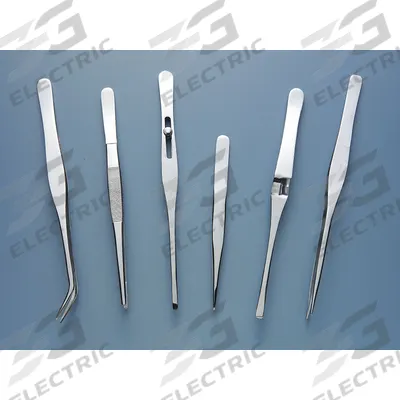 AVEN Tweezer Set: Stainless Steel, Flat/Point/Round - Tweezer Sets