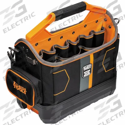 KLEIN TOOLS Tool Bag: 17 in W x 16 in H x 9 in D, 0.88 cu ft Storage Capacity - Max - ModBox Tool Totes
