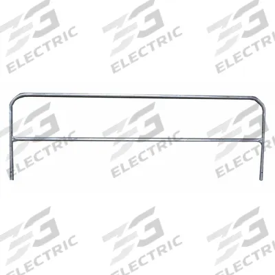 GARLOCK SAFETY SYSTEMS Guardrail: 10 ft x 3 3/8 ft, 18 3/4 in Mid-Rail Ht, Permanent - Standard Guardrails