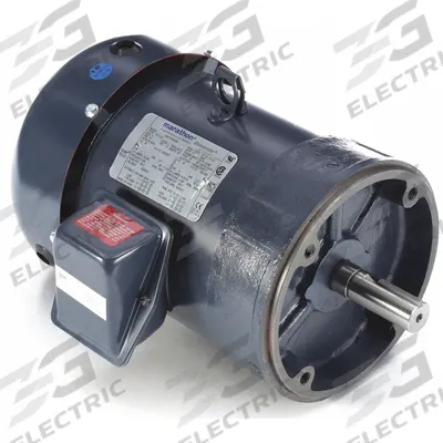 MARATHON MOTORS General Purpose Motor: C-Face Mount, Totally Enclosed Fan Cooled, 5 hp - C-Face 3-Phase General Purpose AC Motors