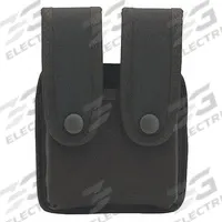 UNCLE MIKE'S Magazine Pouch: Black, Nylon, 5 1/4 in x 4 in, Snap Closure, For 2 1/4 in Belt Wd (MPN 88361). Key specifications — attr188437: Black; attr188438: Nylon; attr188431: Magazine Pouch.