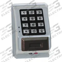 TRILOGY BY ALARM LOCK Keyless Access Control Keypad: 4 3/4 in Ht, 1 7/8 in Dp, 3 1/4 in Wd (MPN PDK3000 MS). Key specifications — Brand: TRILOGY BY ALARM LOCK.