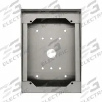 AIPHONE Angle Box: Angle Box, 2 1/4 in Overall Dp, 10 7/16 in Overall Ht, 5 1/2 in Overall Wd (MPN SBX-DVF). Key specifications — Brand: AIPHONE; Compatible Product Type: Video Door Stations; Compatible with Series: JO-DVF; Manufacturer Part Number: SBX-DVF; Features: Vandal Resistant; Includes: Mounting Hardware; Product Type: Angle Box.