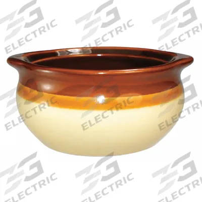 ITI Soup Crock: 12 oz Capacity, 2 3/8 in Overall Dp, 5 1/4 in Overall Dia - Soup Crocks