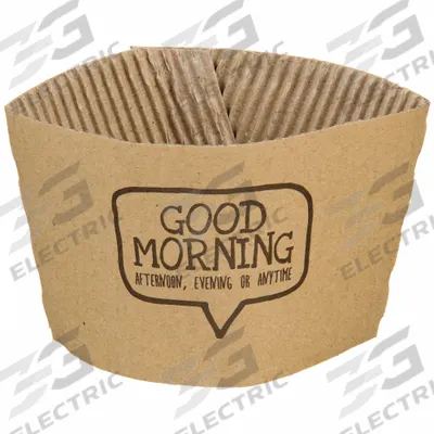 APPROVED VENDOR Cup Sleeve: 20 oz Capacity, Brown, Paper, Coffee Service - Cup Sleeves