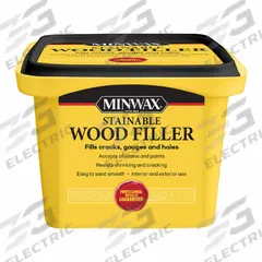 MINWAX Wood Filler: 16 oz Container Size, Tube, Wood Filler (MPN 42853000). Key specifications — Finishing Features: Sandable; Brand: MINWAX.