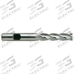 YG-1 Square End Mill: High Speed Steel, TiCN Coated, 4 Flute, 3/8" Mill Dia, 1-1/2" LOC, 3-1/4" OAL (MPN 05055HC)