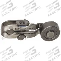 EATON Limit Switch Lever Arm: Roller Lever, Fixed, 1.5 in Arm/Operator Lg - Max, E50 (MPN E50KL355). Key specifications — Brand: EATON; Compatible with Series: E50; Roller Position: Front; Actuator Style: Rotary Lever Roller.