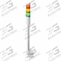 PATLITE Tower Light Assembly: 3 Tier, No Sounder Tier, IP65, Amber/Green/Red, Direct Wire, Steady (MPN LR4-302QJNW-RYG). Key specifications — Manufacturer Part Number: LR4-302QJNW-RYG; Brand: PATLITE; Operating Voltage: 24V DC; Light Tier Color: Red.