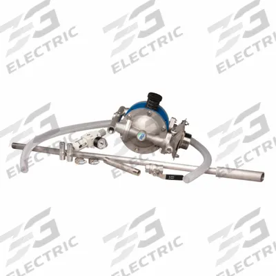 FINISH THOMPSON Air Drum Pump: Pump w/ Discharge Hose & Spout, 1:1, 20 gpm Max. Flow Rate - General Purpose Diaphragm Drum Pumps