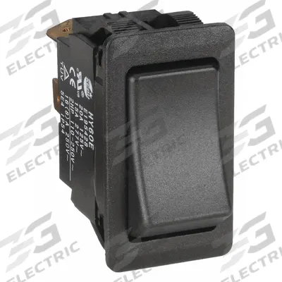 APPROVED VENDOR Rocker Switch: Series HY60, 2 Positions, SPST, On/Off - General Purpose Rocker Switches