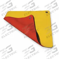 ULTRATECH Drain Cover Seal: 18 in L x 18 in W, 12 in L x 12 in W Max Drain Size, Orange/Yellow (MPN 2166). Key specifications — Material: Polyurethane; Brand: ULTRATECH.