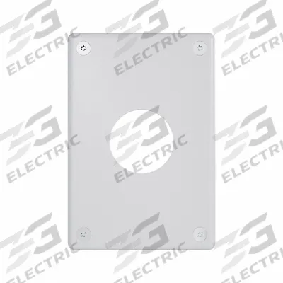 LEGRAND Wall Plate: Single Circular Opening, 1 Gang, White - Tamper-Resistant Wall Plates