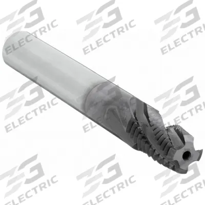 OSG Thread Mill: Helical Flute, 1/4"-18 NPTF, 4 Flute - Helical-Flute Thread Mills for Stainless Steel & Super Alloys