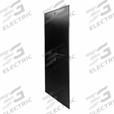 RITTAL Side Panel Kit: 42 Rack Units, 1,200 mm Overall Wd, Black - Side Panel & Wall Kits for Racks & Bayed Enclosures